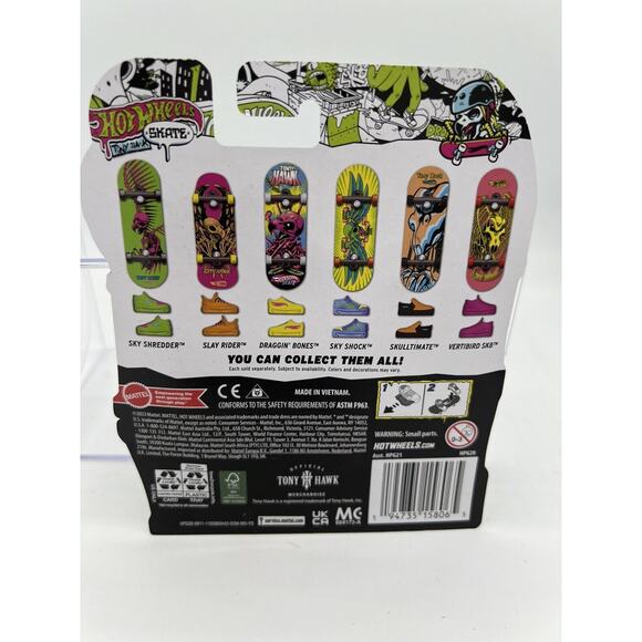 Tony Hawk Sky Shredder Hotwheels Skate RARE Limited Edition NIB - Picture 2 of 2